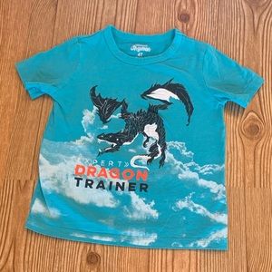 Osh Kosh B’Gosh Boys Size 5 Dragon Trainer Graphic Tee